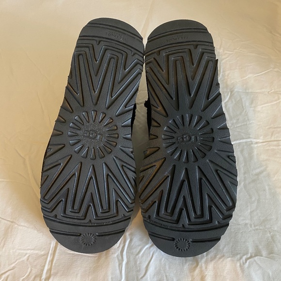 UGG Women's Classic Ultra Mini Boot in Black - Picture 7 of 8